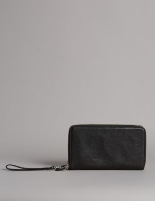 Luxury Leather Double Travel Wallet
